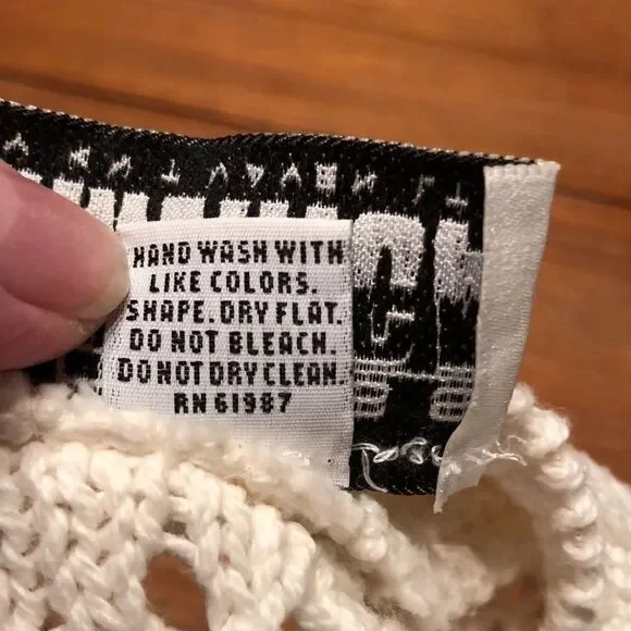 White Hand Knit Sweater - Picture 12 of 12